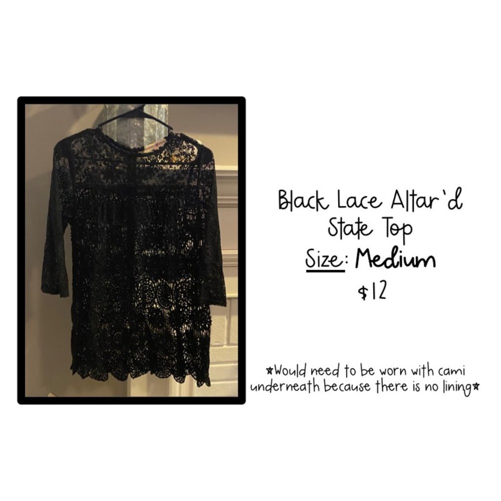 Black Lace Top